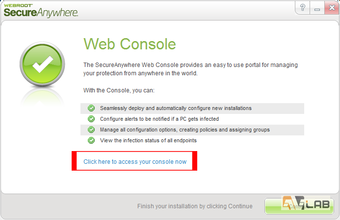 webroot console for home 1 big
