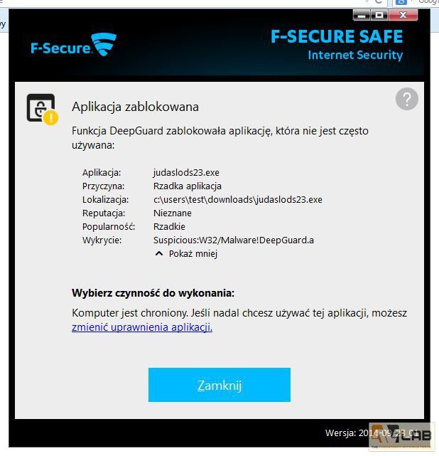 F Secure Safe 55
