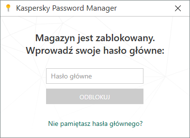 Kaspersky Password manager
