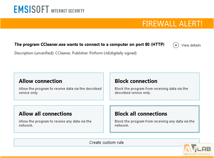 firewall alert