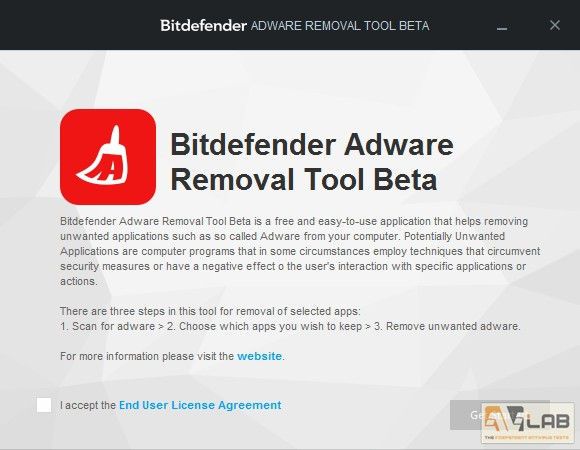 Bitdefender Adware Removal Tool Beta 1