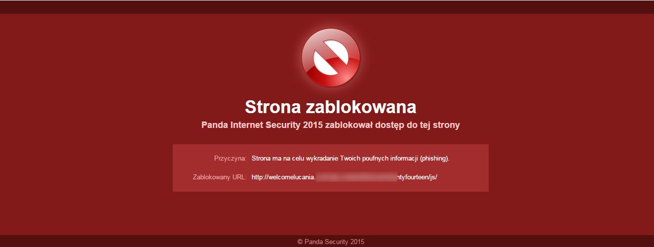 Panda Internet Security 2015 phishing 1