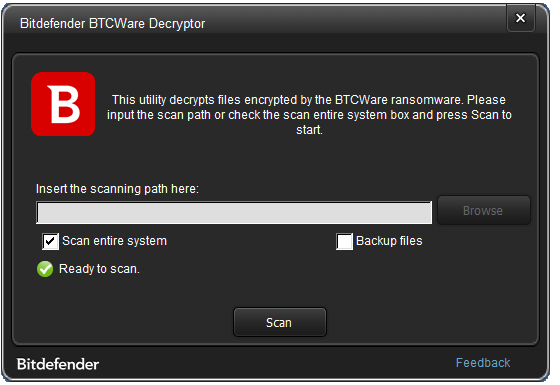 BTCware decryptor