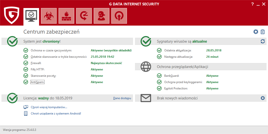 G DATA Internet Security poradnik