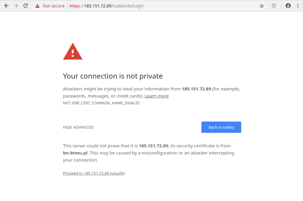 Chrome blokuje certyfikaty Symantec