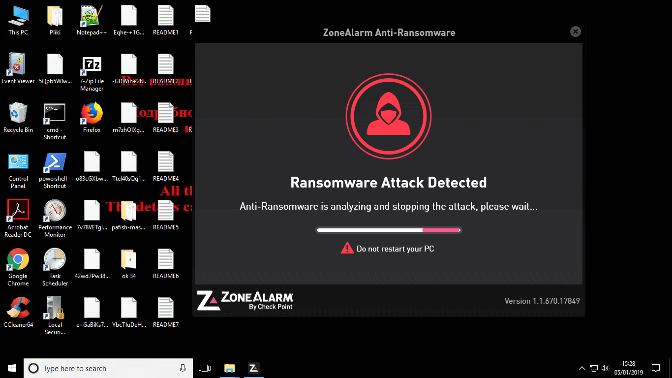 Check Point ZoneAlarm Anti-Ransomware 