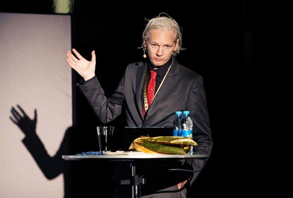 Julian Assange twórca WikiLeaks