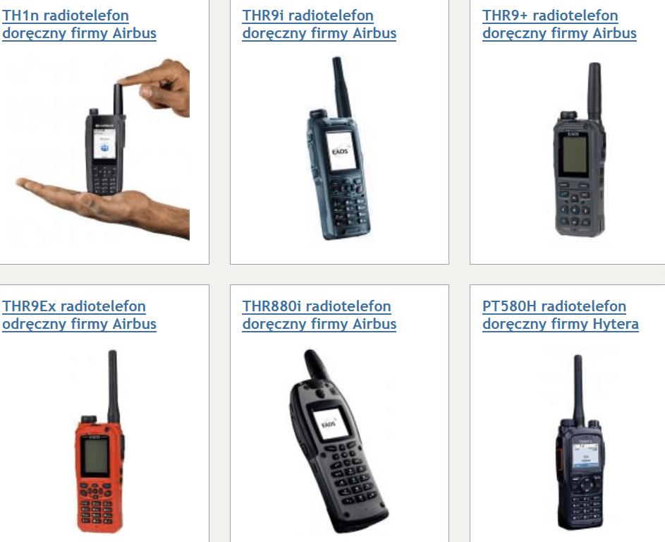 TETRA to technologia szyfrowania komunikacji, radionadajniki, radioodbiorniki, stacjonarne i przenośne.