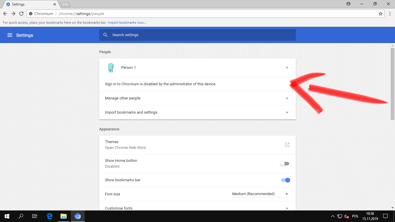 Logowanie do konta Google nie jest możliwe w tej przeglądarce.