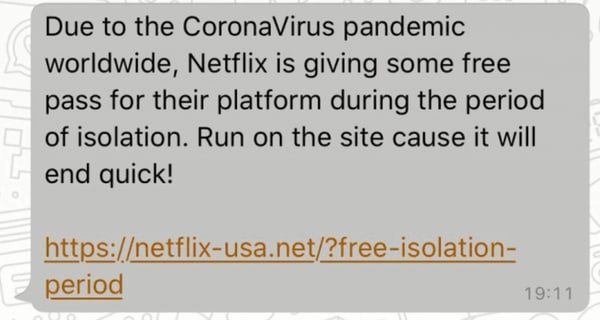 Netflix nie udostępnia za darmo swojego serwisu. To oszustwo!