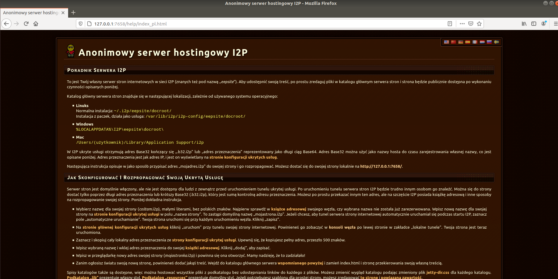Anonimowy serwer hostingowy I2P