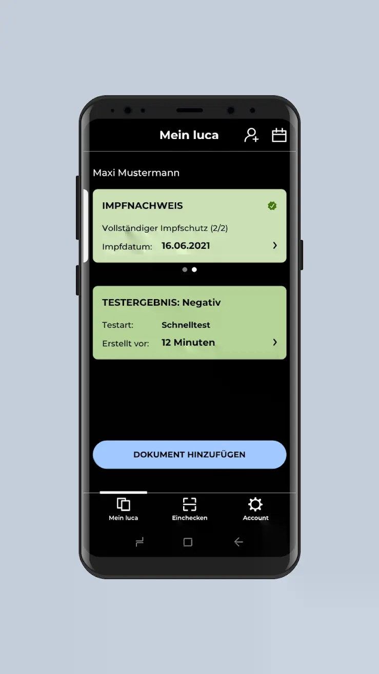 aplikacja LUCA monitorowanie obywatela
