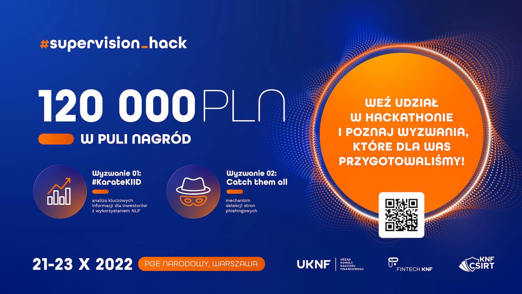 21-23 października odbędzie się Supervision_Hack, 1-szy maraton programowania organizowany przez KNF