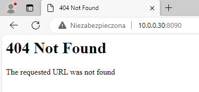 Błąd 404 serwera httpd.