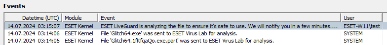 eset july 2024 evidence